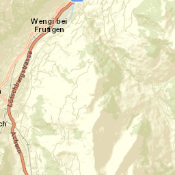 Frutigen Street Map