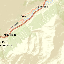 Zuoz Street Map