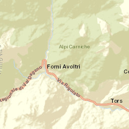 Forni Avoltri Street Map