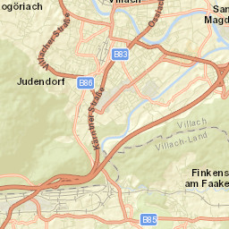 Sankt Magdalen Street Map