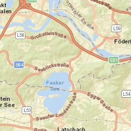 Föderlach I Street Map