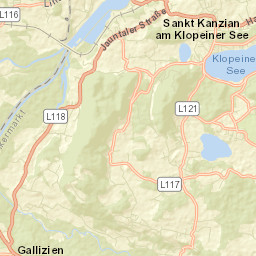 Sankt Kanzian am Klopeiner See Street Map