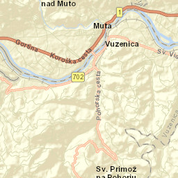 Vuzenica Street Map