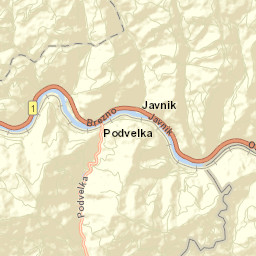 Podvelka Street Map