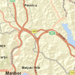Pesnica pri Mariboru Street Map