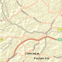 Cerkvenjak Street Map