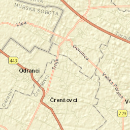 Velika Polana Street Map