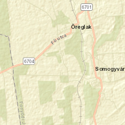 Somogyvár Street Map