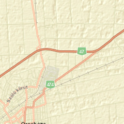 Orosháza Street Map