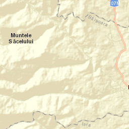 Băişoara Street Map