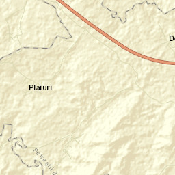 Comuna Petreştii De Jos Street Map