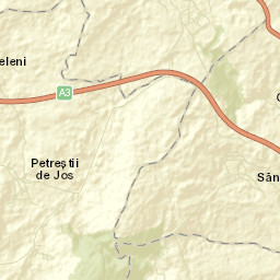 Petreştii de Jos Street Map
