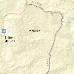 Tritenii de Sus Street Map