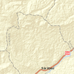 Sărățeni Street Map