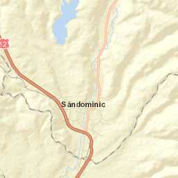 Comuna Sândominic Street Map