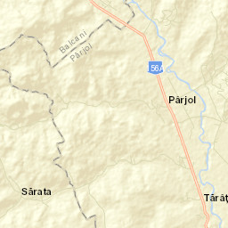 Comuna Pârjol Street Map