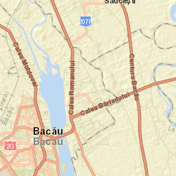 Bacău Street Map
