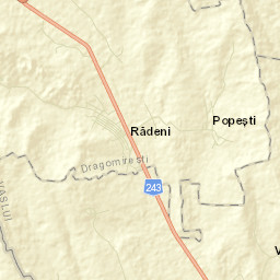 Comuna Dragomireşti Street Map