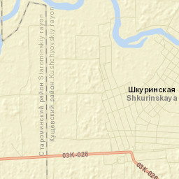 Shkurinskaya Street Map