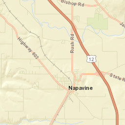 Napavine Street Map