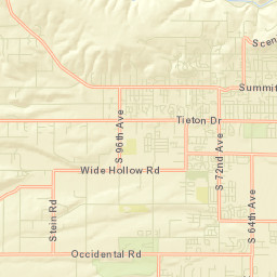 Ahtanum Street Map
