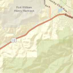 Helena West Side Street Map