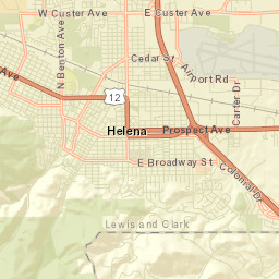 Helena Street Map