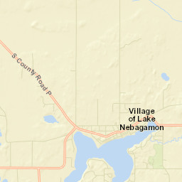 Lake Nebagamon Street Map