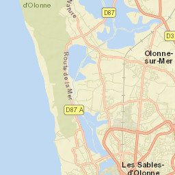 Olonne-sur-Mer Street Map
