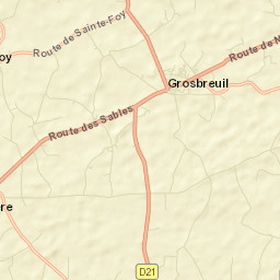 Grosbreuil Street Map