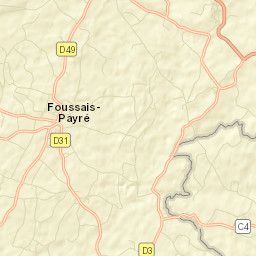 Foussais-Payré Street Map