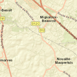 Nouaillé-Maupertuis Street Map