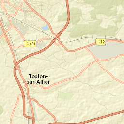 Toulon-sur-Allier Street Map
