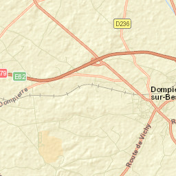 Dompierre-sur-Besbre Street Map