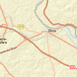 Diou Street Map