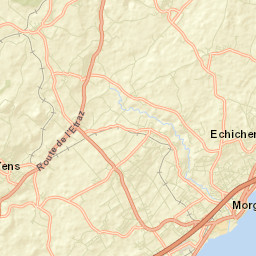 Morges District Street Map