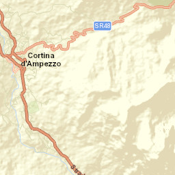 Cortina d'Ampezzo Street Map