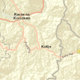 Kotlje Street Map