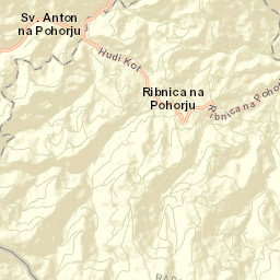 Ribnica na Pohorju Street Map