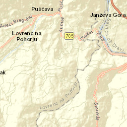 Lovrenc na Pohorju Street Map