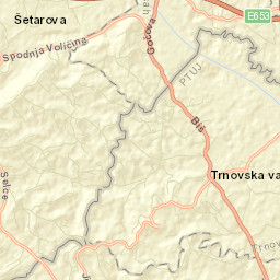 Trnovska Vas Street Map