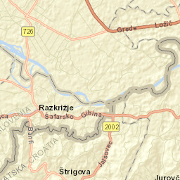 Razkrižje Street Map