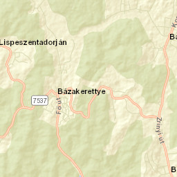 Letenyei Járás Street Map