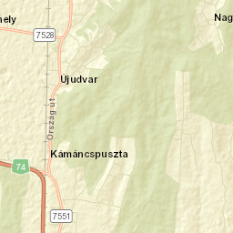 Nagykanizsai Járás Street Map