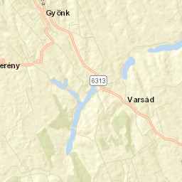 Gyönk Street Map