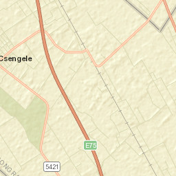 Csengele Street Map