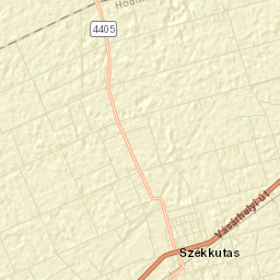 Székkutas Street Map