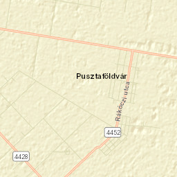 Pusztaföldvár Street Map