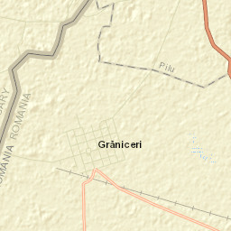 Comuna Grăniceri Street Map