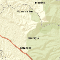 Câmpani Street Map